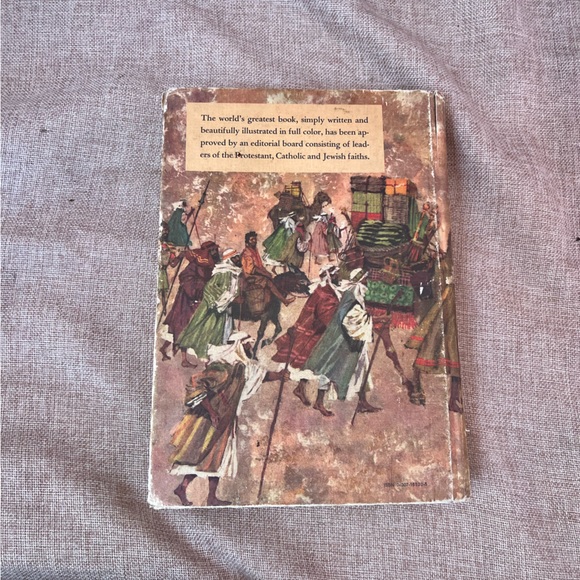 The Children's Bible Illustrated Stories Golden Press Vintage Hardcover 1965 - Picture 3 of 13